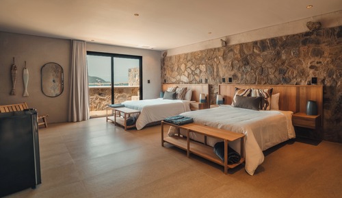 Family Quadruple Room, Balcony, Sea View
