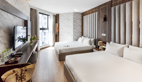 Executive Quadruple Room, Garden View