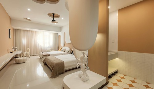 Basic Twin Room, Courtyard View