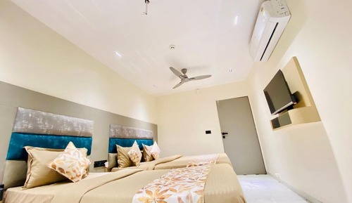 Family Double or Twin Room, 1 Bedroom, City View