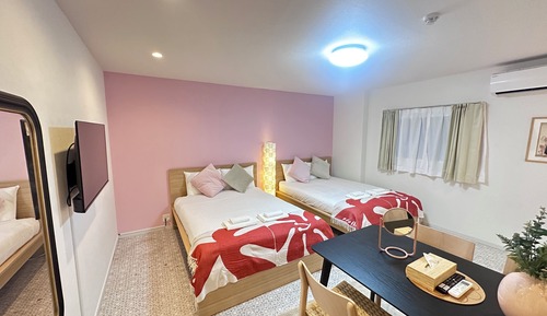 Family Twin Room, 2 Double Beds, Non Smoking