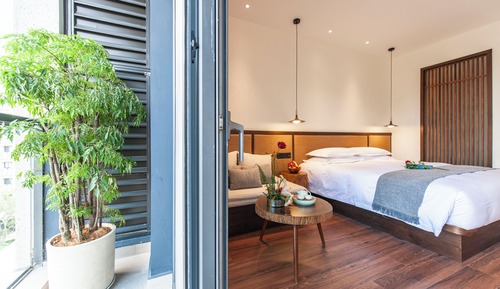 Standard Double Room, Balcony, City View