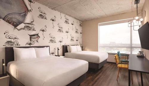 Double Room, 2 Queen Beds, Non Smoking