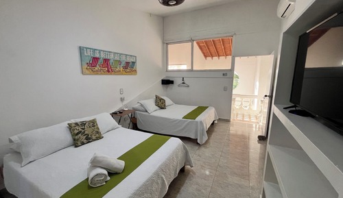 Comfort Quadruple Room, Balcony, Courtyard View