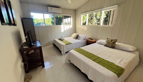 Economy Quadruple Room, Balcony, Courtyard View