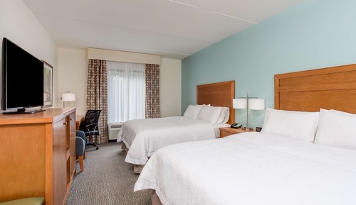 Room, 2 Queen Beds, Non Smoking, Refrigerator & Microwave