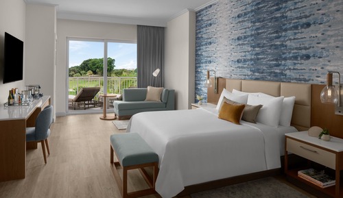 Room, 1 King Bed, Non Smoking, Pool View (Hearing Accessible)