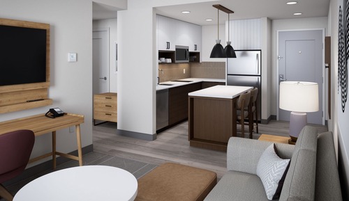 Suite, 1 Bedroom, Kitchen