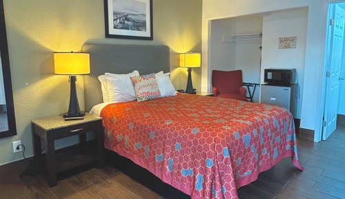 Standard Single Room, 1 Queen Bed, Refrigerator & Microwave