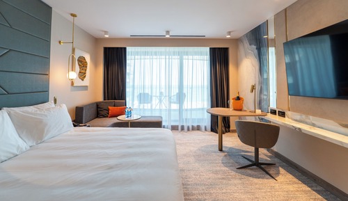 Premium Room, 1 King Bed, Balcony, Sea View (Seafront View)
