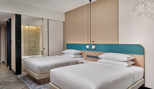 Club Room, 2 Twin Beds, Non Smoking, Sea View