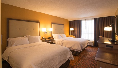 Room, 2 Queen Beds, Non Smoking, Refrigerator & Microwave