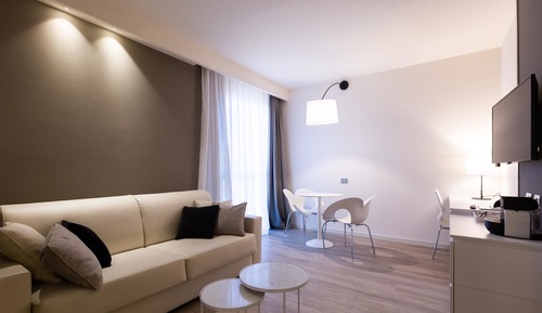 Junior Suite, 1 King Bed (Living Room;with Single Sofabed)