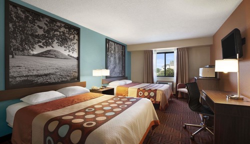 Standard Room, 2 Queen Beds, Refrigerator & Microwave