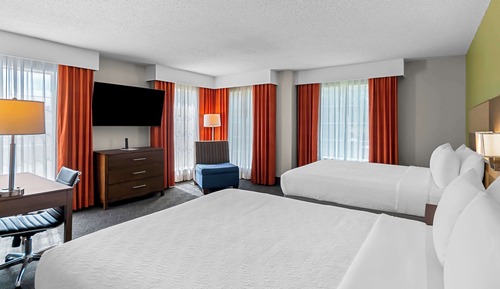 Suite, 2 Queen Beds, Non Smoking, Refrigerator & Microwave (with Sofabed)