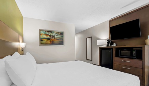 Standard Room, 1 King Bed, Accessible, Refrigerator & Microwave