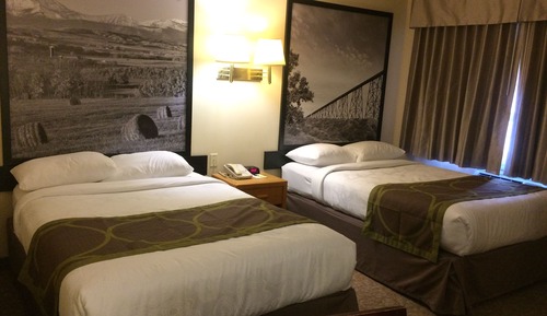 Efficiency, Room, 2 Double Beds, Smoking