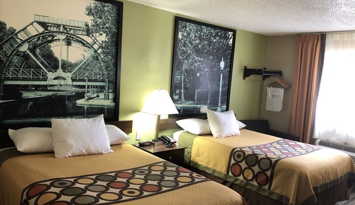 Double Room, 2 Double Beds, Non Smoking