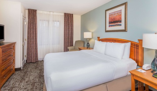 Suite, 1 Queen Bed with Sofa bed, Accessible (Mobility Roll in Shower One Bedroom)