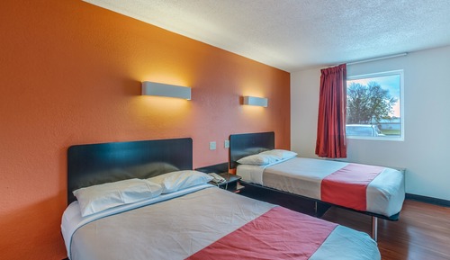 Standard Room, 2 Double Beds, Smoking, Refrigerator & Microwave