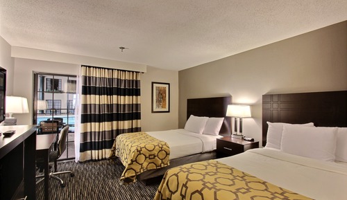 Room, 2 Double Beds, Non Smoking, Pool View