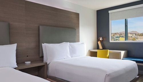 Chic, Room, 2 Double Beds, Non Smoking, Pool View