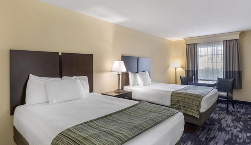 Standard Room, 2 Double Beds, Non Smoking, Refrigerator & Microwave