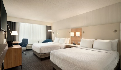 Standard Room, 2 Double Beds, Accessible (Mobility, Accessible Tub)
