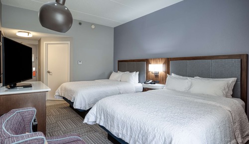 Two double beds non smoking