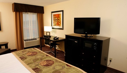 Standard Room, 1 King Bed, Non Smoking, Refrigerator & Microwave