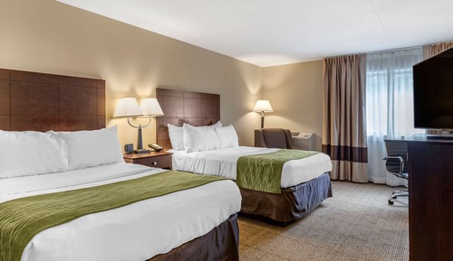 Room, 2 Double Beds, Non Smoking, Balcony