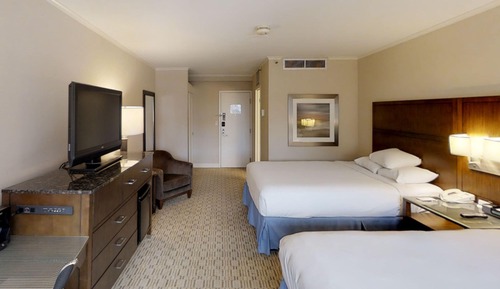 Room, 2 Double Beds, City View
