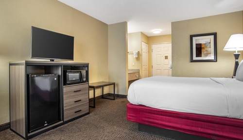 Standard Room, 1 Queen Bed, Non Smoking, Refrigerator & Microwave