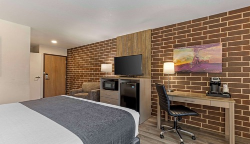 Standard Room, 1 King Bed, Accessible, Refrigerator & Microwave