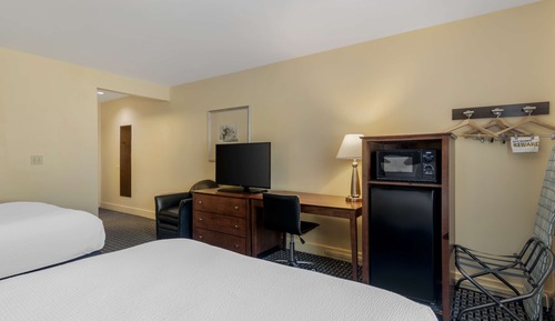 Standard Room, 2 Queen Beds, Non Smoking, Refrigerator & Microwave