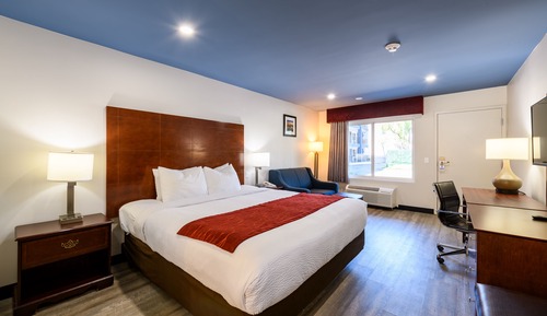Standard Room, 1 King Bed, Non Smoking, Refrigerator & Microwave
