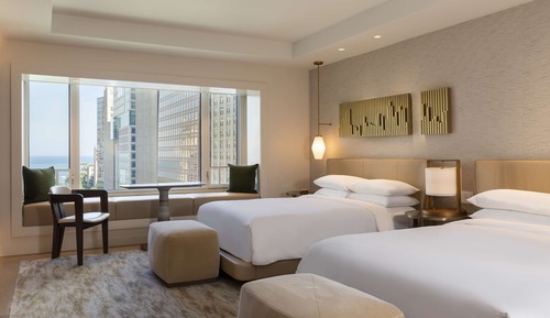Room, 2 Double Beds, Lake View