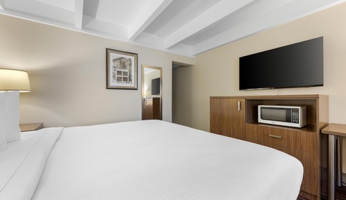 Standard Room, 1 King Bed, Non Smoking, Refrigerator & Microwave