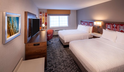 Room, 2 Queen Beds, Refrigerator & Microwave