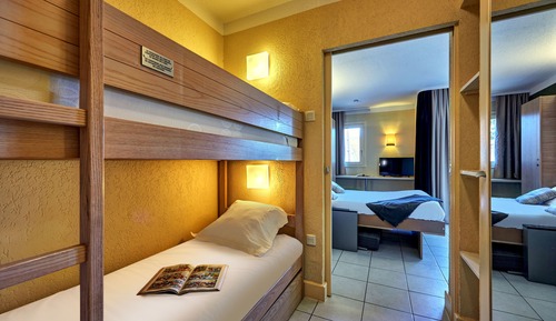 Studio 4 people - 1 sleeping alcove - Terrace or balcony