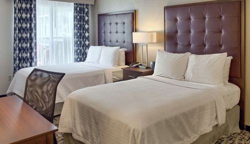Suite, 2 Double Beds, Accessible (Mobility & Hearing, Roll-in Shower)