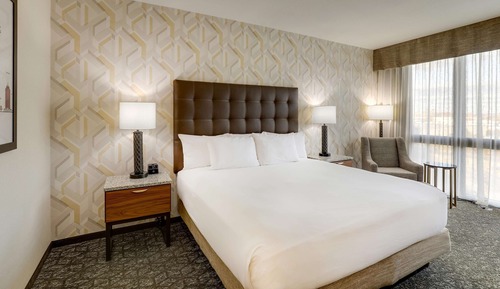 Deluxe Room, 1 King Bed, Accessible, Refrigerator & Microwave (Roll in Shower)