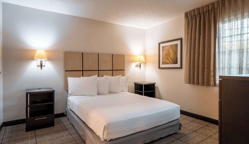 Suite, 1 Queen Bed with Sofa bed, Accessible (Mobility Roll in Shower One Bedroom)