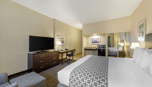 Standard Room, 1 King Bed, Non Smoking, Refrigerator & Microwave