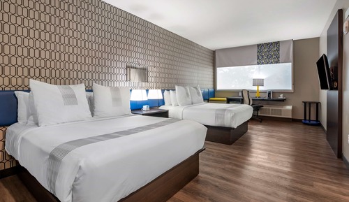 Standard Room, 2 Queen Beds, Accessible, Non Smoking (Walk-in Shower)
