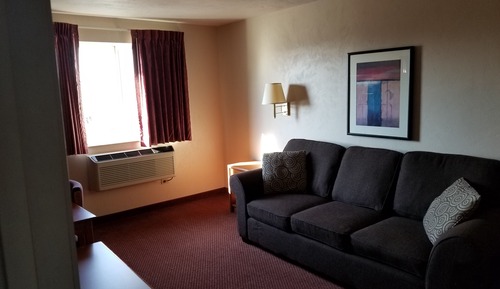Suite, 1 Queen Bed, Refrigerator