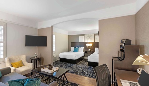 Junior Suite, 2 Double Beds, Non Smoking, Refrigerator & Microwave (with Sofabed)