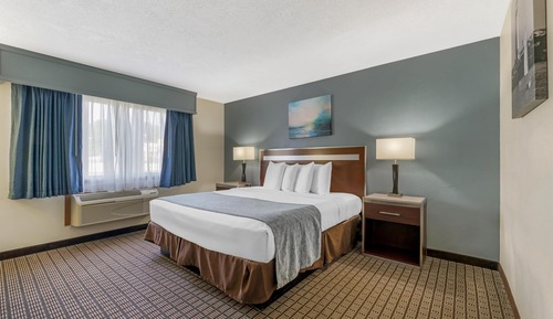 Standard Room, 1 King Bed, Accessible, Refrigerator & Microwave