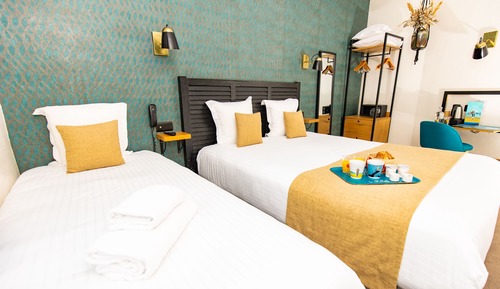 Triple Room, Courtyard View