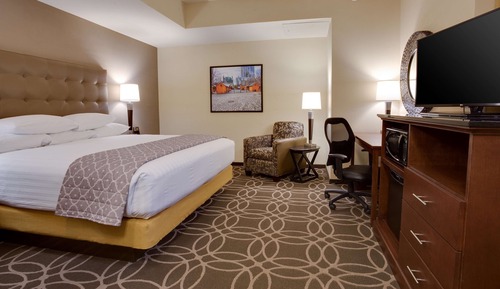 Deluxe Room, 1 King Bed, Refrigerator & Microwave (Hearing Accessible, Roll in Shower)